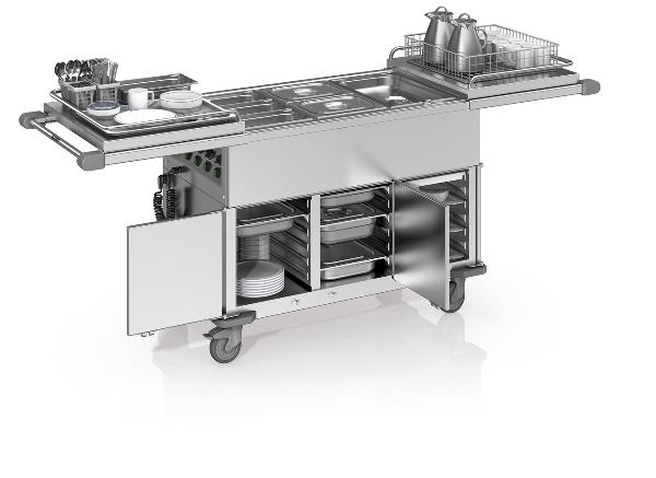 B.PRO Heated SAG Food serving trolley