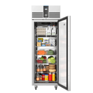 Foster-600-Ltr-Cabinet-Refrigerator-EP700G-Front-On-Open-Door