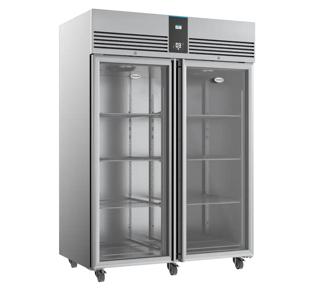 Foster-1350-Ltr-Glass-Door-Cabinet-Refrigerator-EP1440H-Side-On