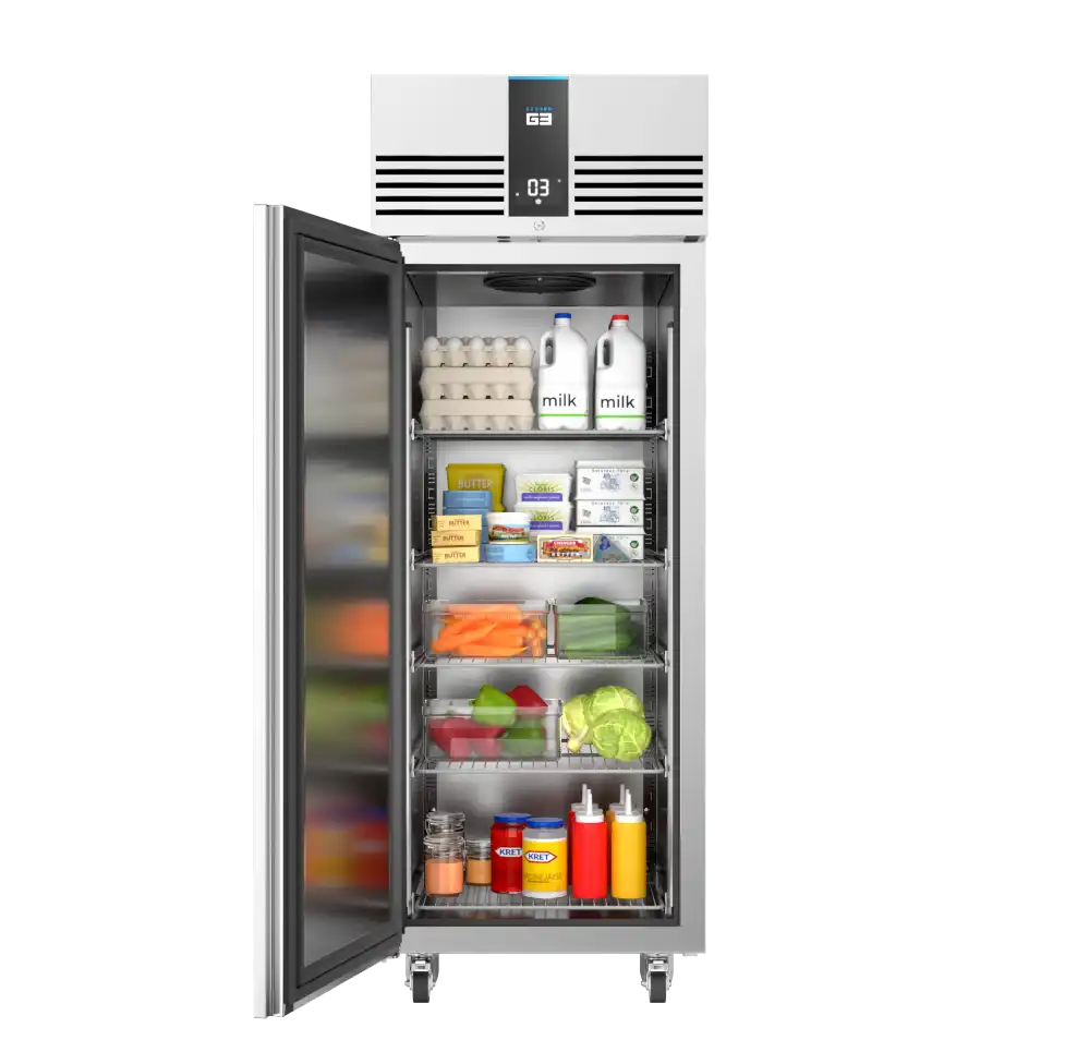 Foster-500-Ltr-Cabinet-Refrigerator-EP700SH-Front-On-Open-Door